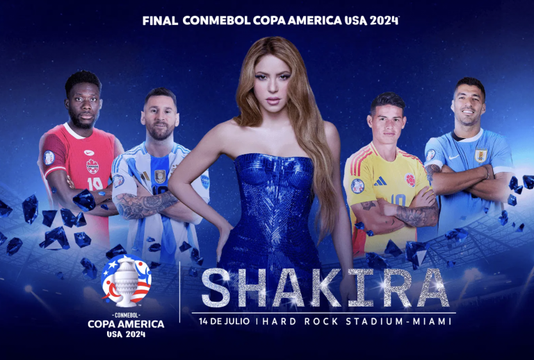 Shakira será la encargada del show de clausura de la Copa América